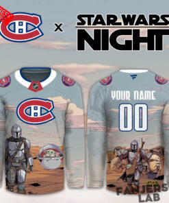 Montreal Canadiens Star Wars Night Custom Hockey Jersey