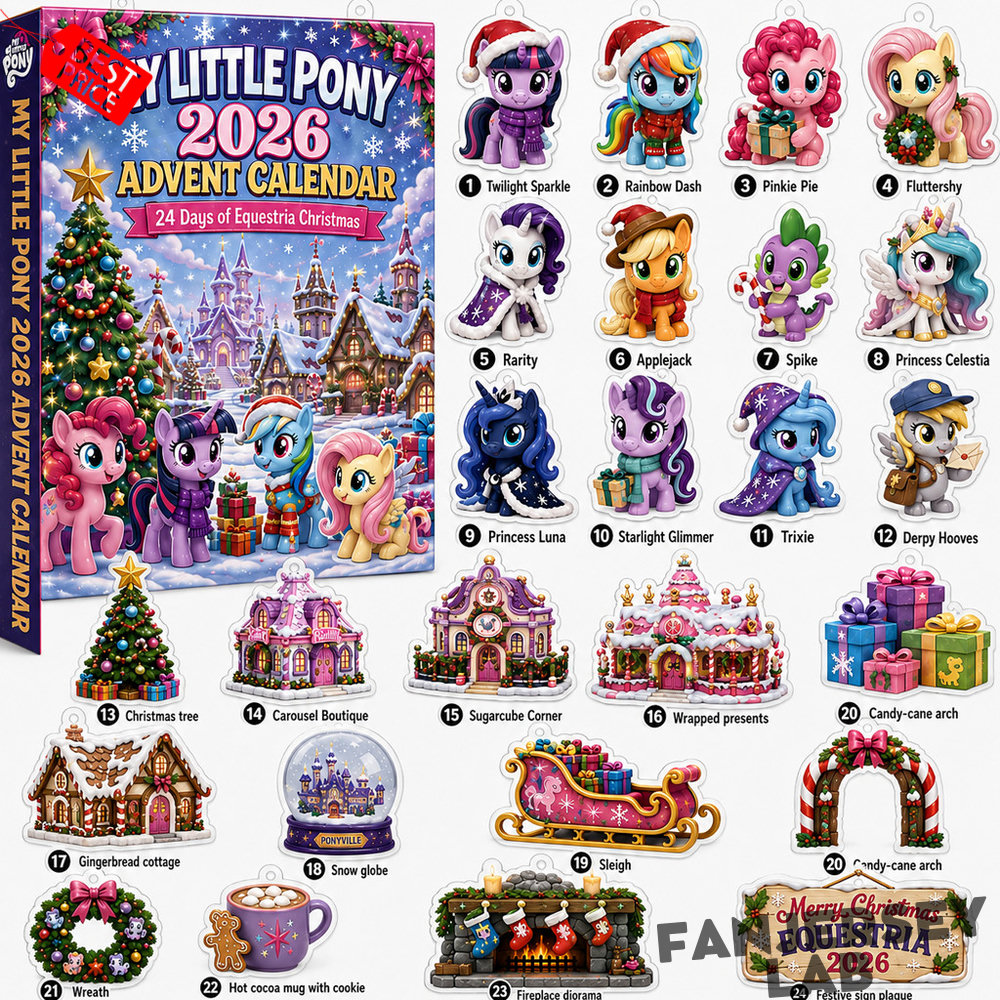 My Little Pony 2026 Christmas Advent Calendar My Little Pony 2026 Christmas Advent Calendar