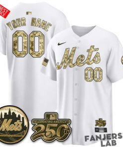 New York Mets Armed Forces Day Custom Jersey