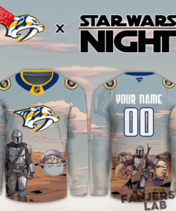 Nashville Predators Star Wars Night Limited Personalized Hockey Jersey
