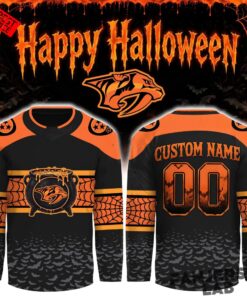 Nashville Predators x Halloween Day ’26 Custom Hockey Jersey