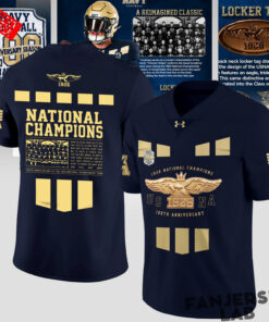 Navy Midshipmen 100th Anniversary National Champions Special Football Jersey