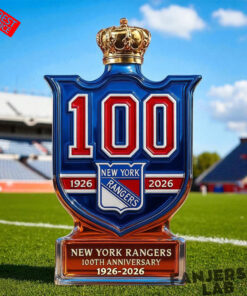 New York Rangers 100th Anniversary Whiskey Bottle Limited Edition