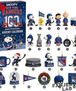 New York Rangers Snoopy 100th Anniversary 2026 Advent Calendar