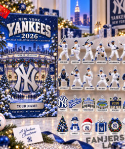 New York Yankees 2026 Holiday Custom Name Advent Calendar