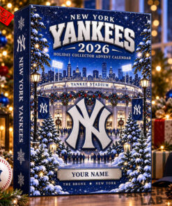 New York Yankees 2026 Holiday Custom Name Advent Calendar