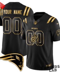 New England Patriots x Captain America Vibranium Shield Edition Custom Jersey