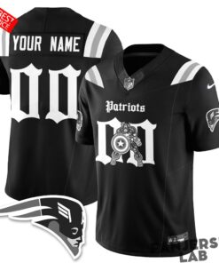 New England Patriots x Captain America Vibranium Shield Edition Custom Jersey