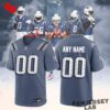 New England Patriots x Captain America Vibranium Shield Edition Custom Jersey