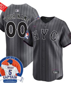 New York Mets David Wright Mets Legend Custom Baseball Jersey