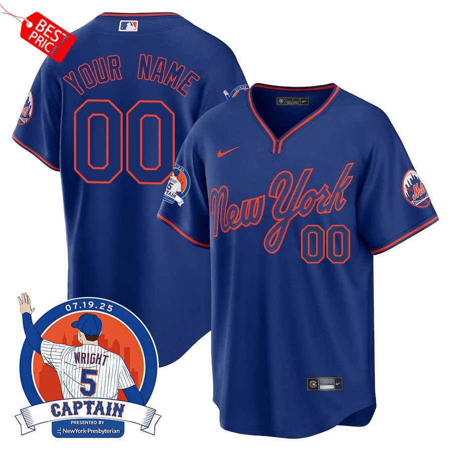 New York Mets David Wright Mets Legend Custom Baseball Jersey New York Mets David Wright Mets Legend Custom Baseball Jersey