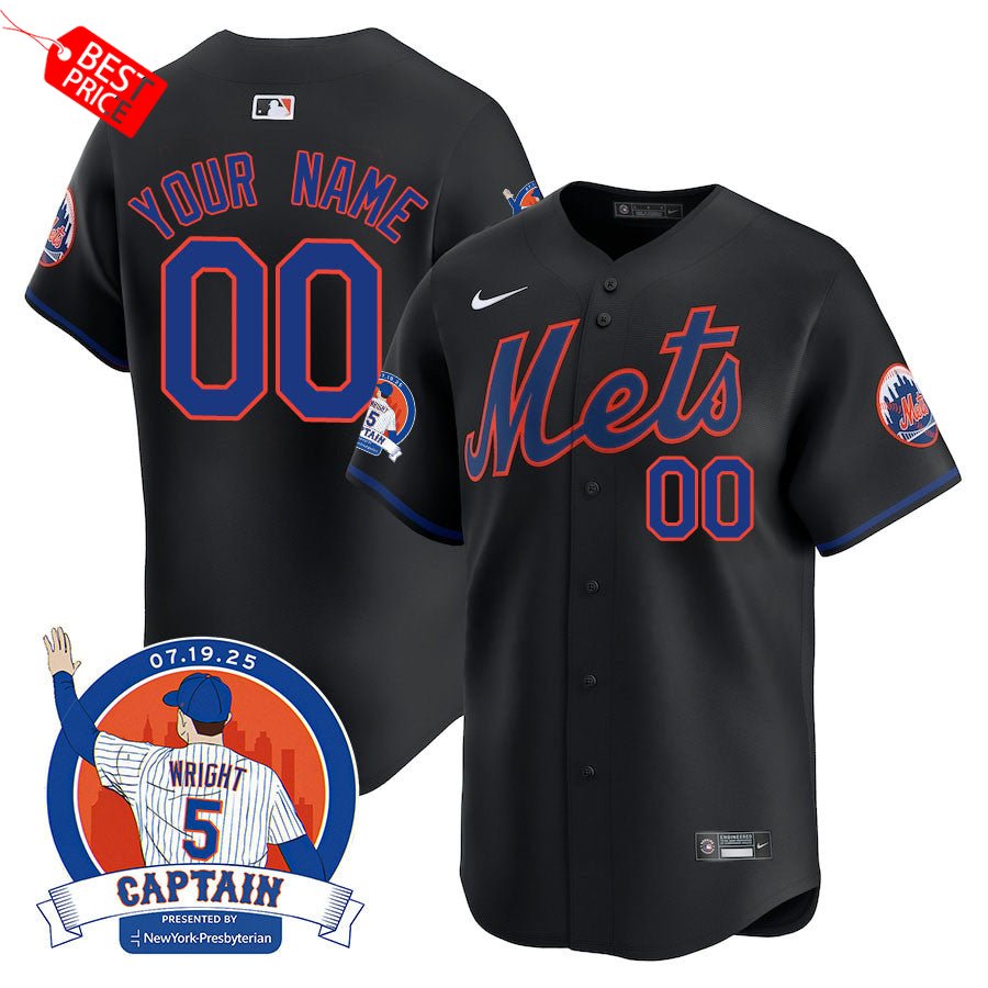New York Mets David Wright Mets Legend Custom Baseball Jersey New York Mets David Wright Mets Legend Custom Baseball Jersey