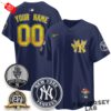 New York Yankees x Mickey Mouse Custom Baseball Jersey