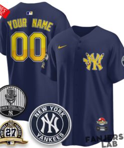 New York Yankees x Pokémon Cartoon Custom Baseball Jersey