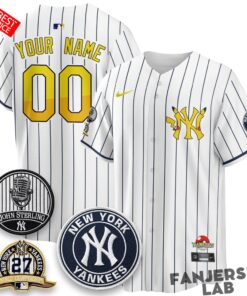 New York Yankees x Pokémon Cartoon Custom Baseball Jersey