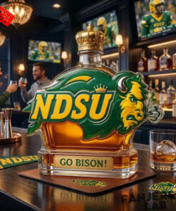 North Dakota State Bison Limited Edition Whiskey Decanter