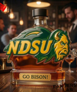 North Dakota State Bison Limited Edition Whiskey Decanter