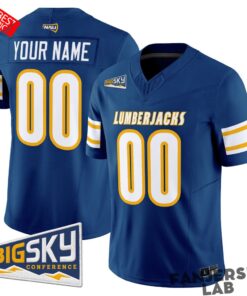 Northern Arizona Lumberjacks 2026 Custom Football Jersey