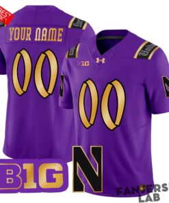 Northwestern Wildcats 2026 Custom Football Jersey