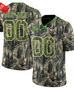 Oregon Ducks Camouflage 2026 Edition Custom Football Jersey