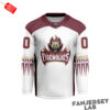 Ottawa Black Bears Personalized White Hockey Jersey
