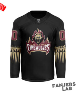 Oshawa FireWolves Personalized White Hockey Jersey