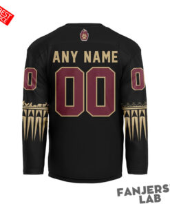 Oshawa FireWolves Personalized White Hockey Jersey