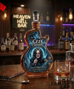 Ozzy Osbourne Guitar Jack Daniel’s Guitar-shaped Decanter