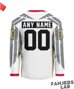 Philadelphia Wings Personalized White Hockey Jersey