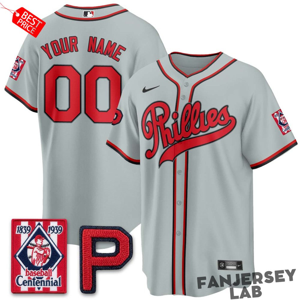 Philadelphia Phillies 2026 Field of Dreams Stadium Custom Baseball Jersey Philadelphia Phillies 2026 Field of Dreams Stadium Custom Baseball Jersey