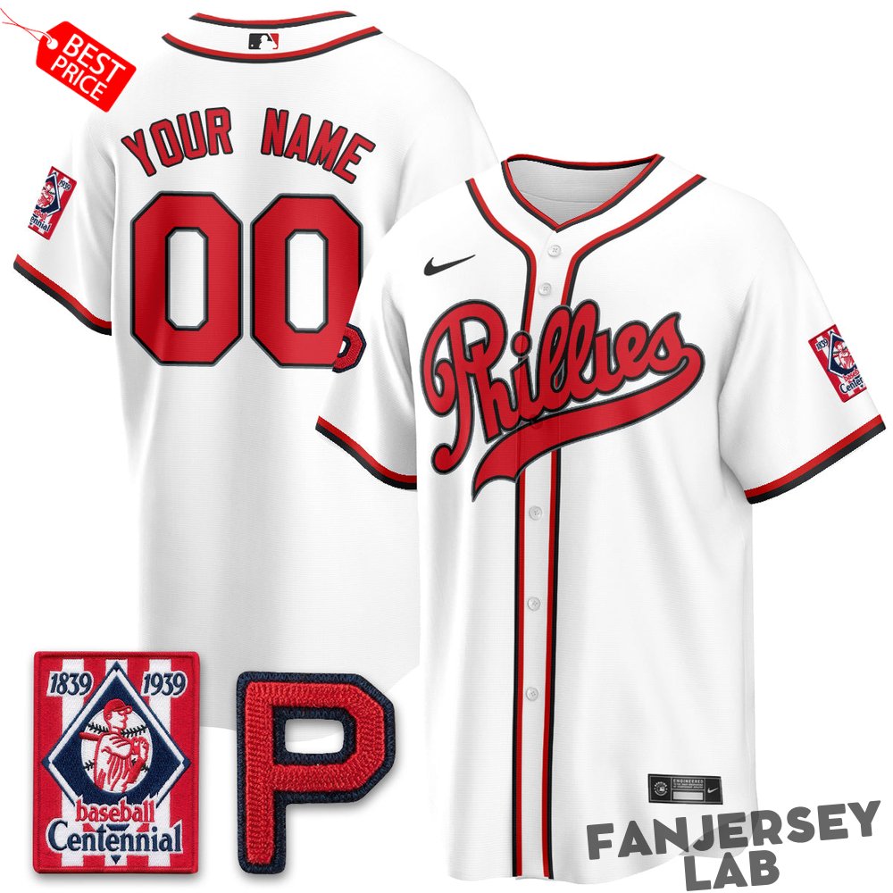Philadelphia Phillies 2026 Field of Dreams Stadium Custom Baseball Jersey Philadelphia Phillies 2026 Field of Dreams Stadium Custom Baseball Jersey