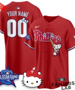 Philadelphia Phillies x Hello Kitty Custom Baseball Jersey