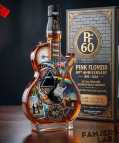 Pink Floyd 60th Anniversary Guitar-shaped Whiskey Bottle Limited Edition
