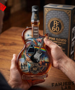 Pink Floyd 60th Anniversary Guitar-shaped Whiskey Bottle Limited Edition