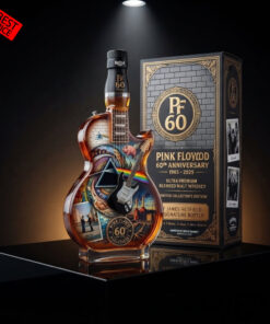 Pink Floyd 60th Anniversary Guitar shaped Whiskey Bottle Limited Edition 5.jpg