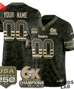 Pittsburgh Steelers 2026 Salute to Service Custom Football Jersey