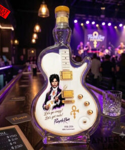 Prince Purple Rain 68th Anniversary Edition Guitar-shaped Whiskey Decanter