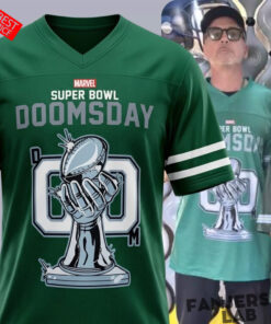 Robert Downey Jr Marvel Avengers Doomsday Super Bowl 2026 Football Jersey Shirt