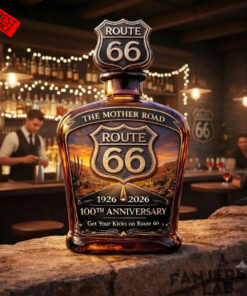 Route 66 100th Anniversary Whiskey Decanter