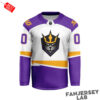 Rochester Knighthawks Personalized White Hockey Jersey