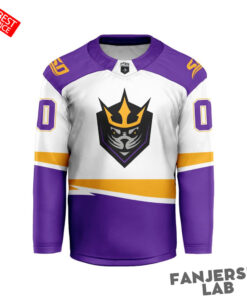 San Diego Seals Personalized White Hockey Jersey