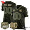 Texas Longhorns Mexico Edition Vapor Custom Football Jersey