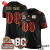 San Francisco 49ers 80 Years & 5X Champs Custom Baseball Jersey San Francisco 49ers 80 Years & 5X Champs Custom Baseball Jersey
