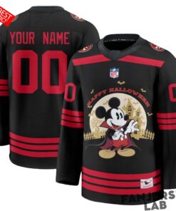 San Francisco 49ers x Halloween Mickey Mouse Custom Hockey Jersey