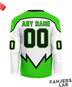 Saskatchewan Rush Personalized White Hockey Jersey