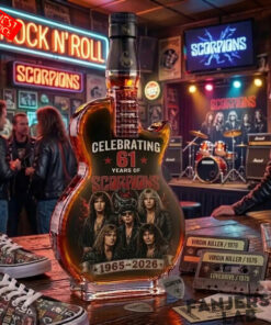 Scorpions 61st Anniversary 1965-2026 Guitar-shaped Whiskey Decanter