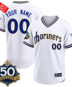 Seattle Mariners Legacy Edition Custom Baseball Jersey