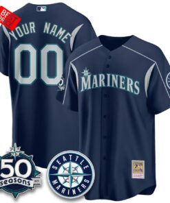 Seattle Mariners Legacy Edition Custom Baseball Jersey