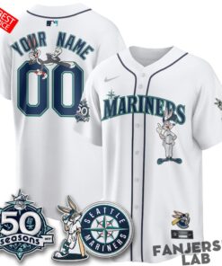 Seattle Mariners x Bunny Custom Baseball Jersey
