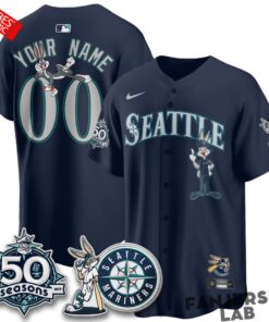 Seattle Mariners x Bunny Custom Baseball Jersey